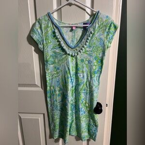 Lilly Pulitzer Green and Blue Dress